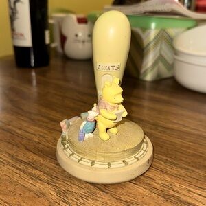 Vintage Brown Bag Cookie Stamp Press Winnie the Pooh Piglet Train Set 1997 90s